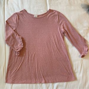 Pink Cotton Shirt Size Small